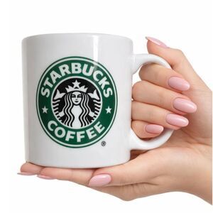 Starbucks 2005 Mug Cup 9 Oz White Ceramic Coffee Tea Hot Cocoa